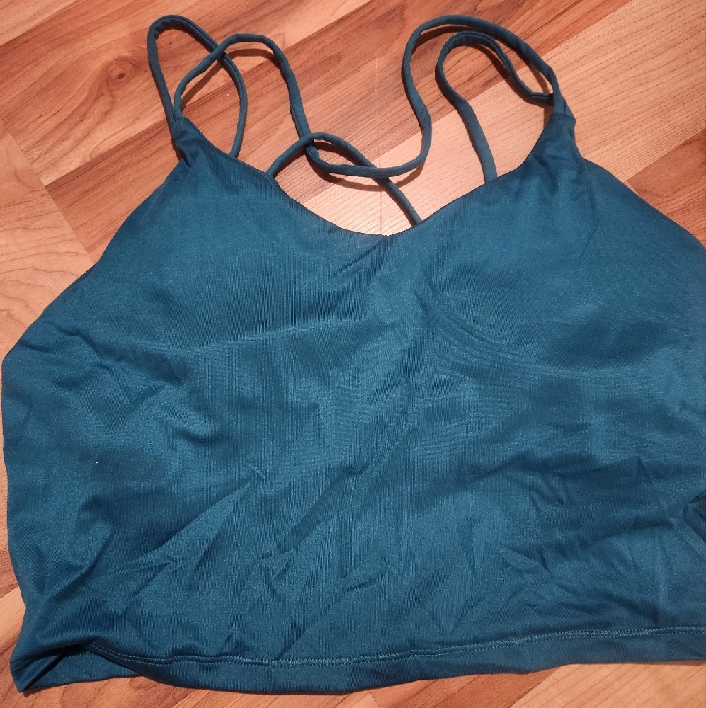 Teal Double Strap Tank Top